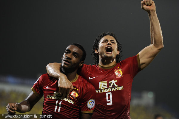 Guangzhou Evergrande closes in on spot in Asian final