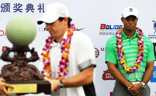 McIlory beats Tiger at Mission Hills in S China