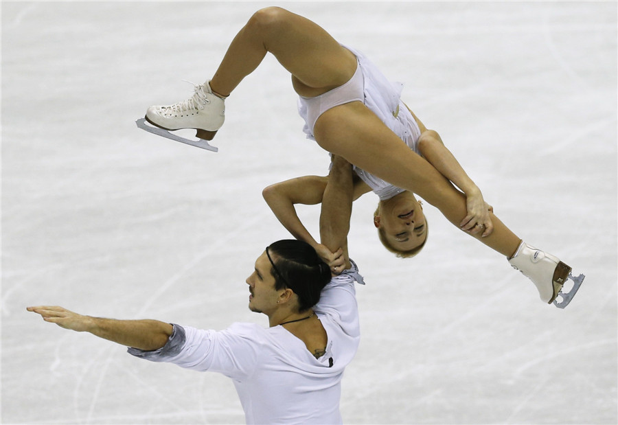 China's Pang and Tong claim bronze in ISU GP Finals