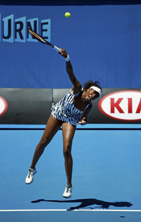 Venus Williams out in first round at Australian Open