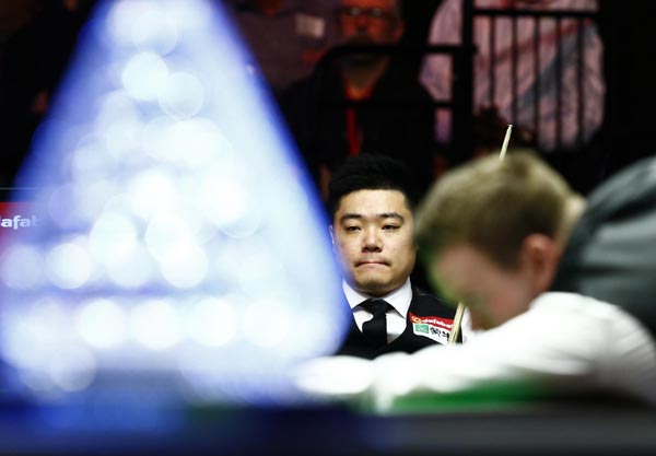Ding suffers third successive first-round exit at Masters