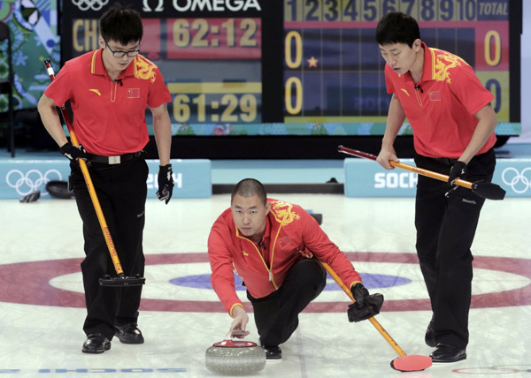 China extends unbeaten run in men's curling