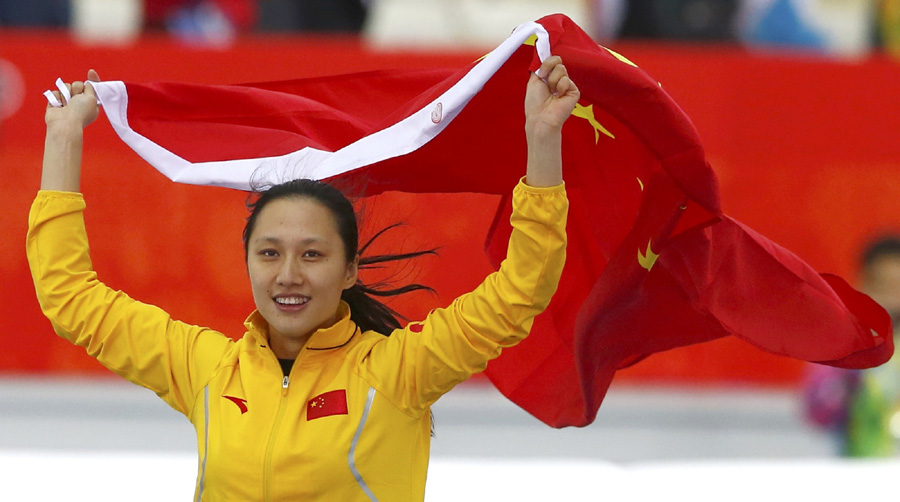 Zhang brings hope to China's speed skating