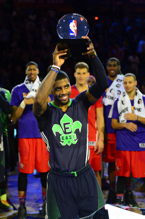 East rally to win All-Star game, Irving named MVP