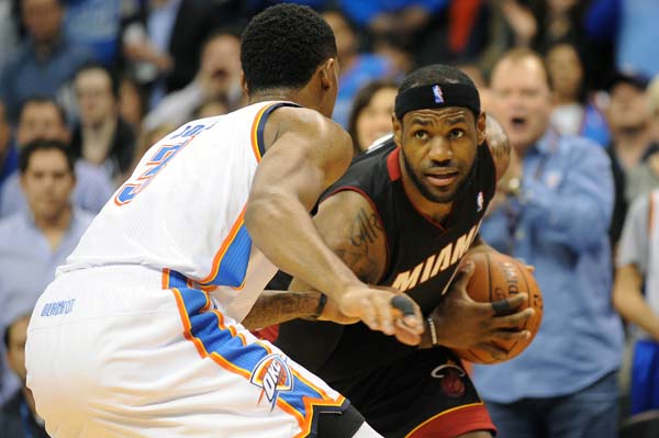 LeBron James leads Heat to big win over Thunder