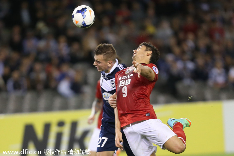 Melbourne Victory upsets Guangzhou 2-0 in ACL