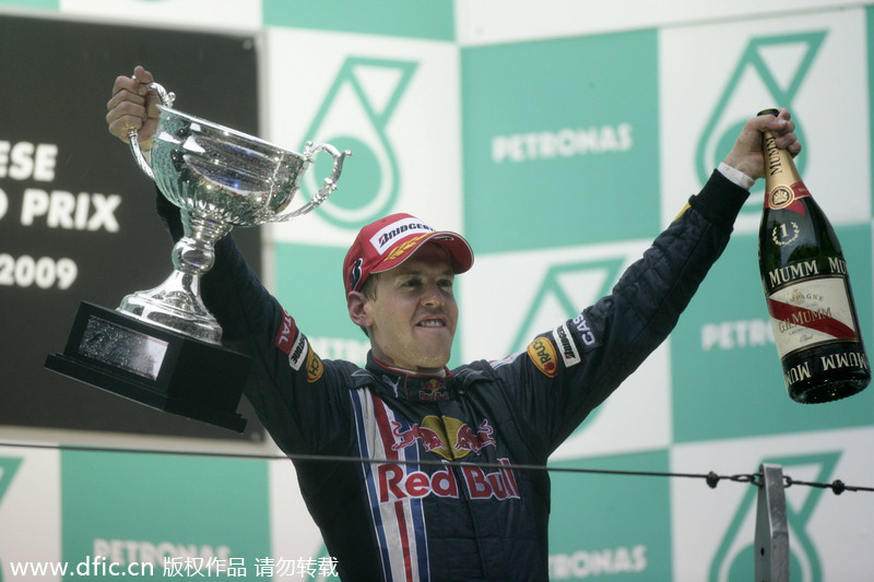 Formula One's champion moments in China