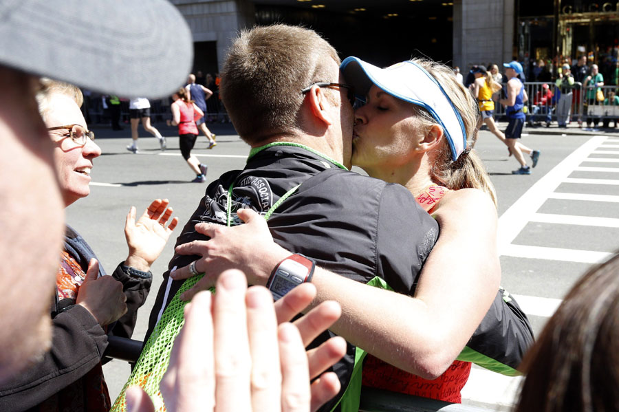 Thousands run first Boston Marathon since bombings