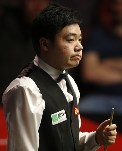 Ding shocked by qualifier at snooker worlds first round