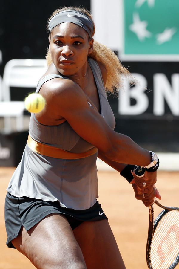 Djokovic, Serena Williams take Italian Open titles