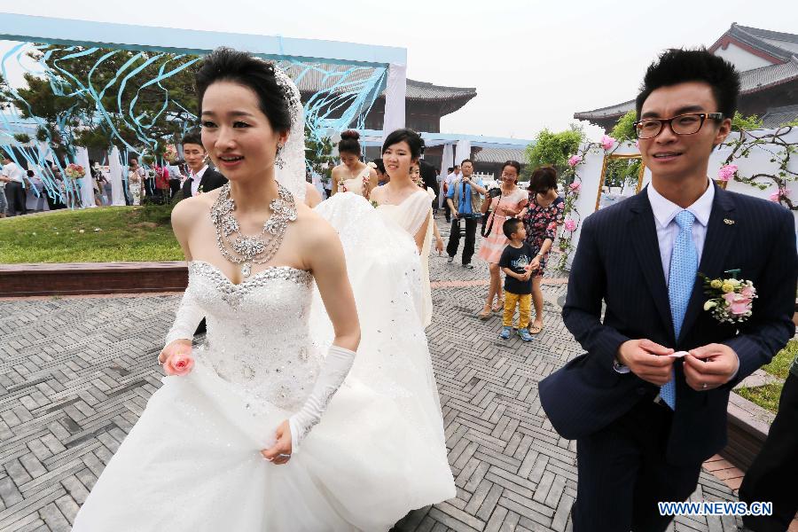 China's Olympic taekwondo champion gets married in East China