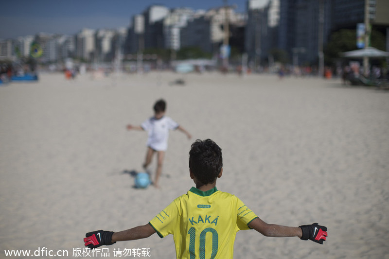 World Cup at the beach