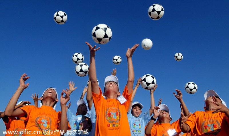 Boys across the globe cheer for World Cup