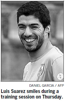 Suarez still a question mark