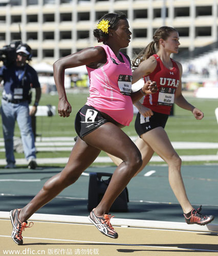 Pregnant runner Alysia Montano finishes 800 - 