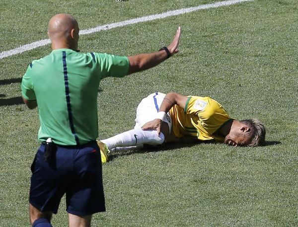 Brazil downplays Neymar injuries ahead of quarters