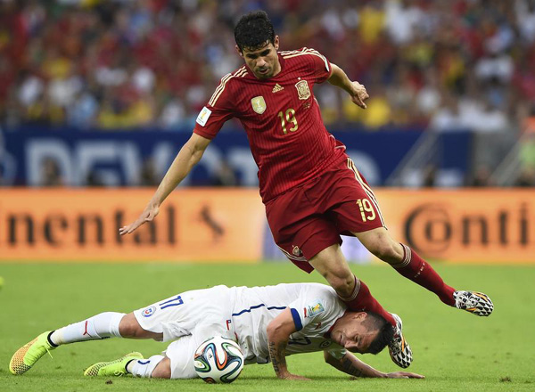 Diego Costa, Gerrard and more: The five biggest flops of the World Cup