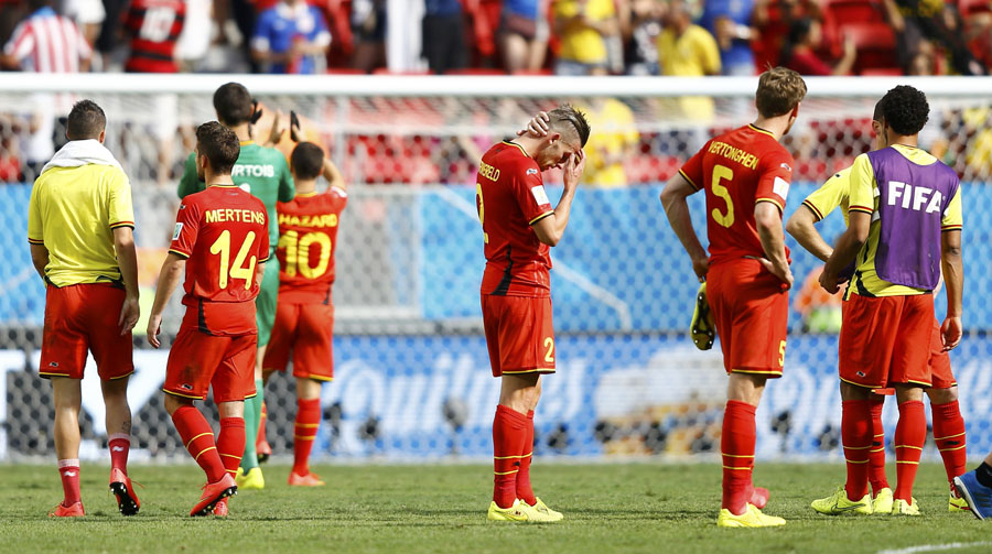 Higuain fires Argentina past Belgium into semis