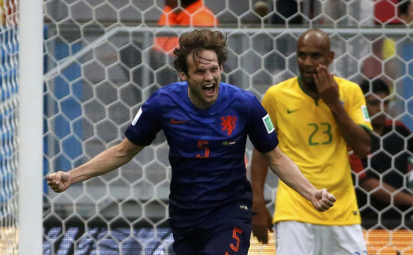 Netherlands beats host Brazil 3-0 to finish 3rd