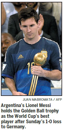 Messi's magic deserts him on game's biggest stage