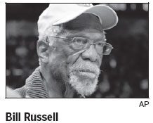 NBA great Russell collapses during speech