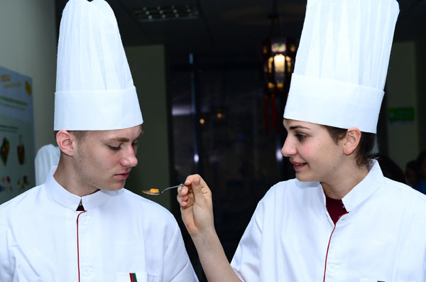 Food party at Youth Olympic Village