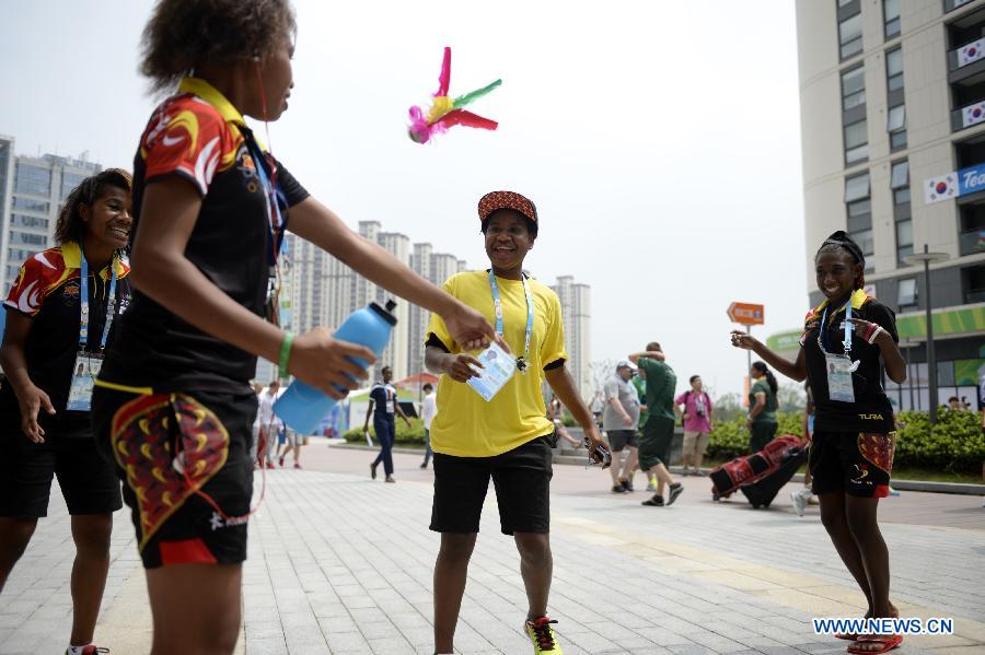 Colorful life at Youth Olympic Village of Nanjing 2014 YOG