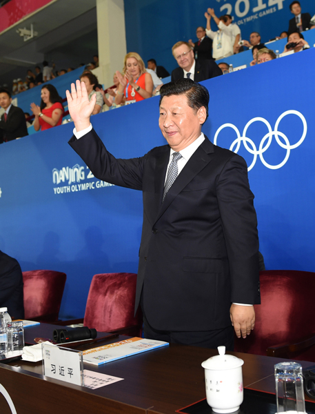 Chinese president eyes wonderful Nanjing Games