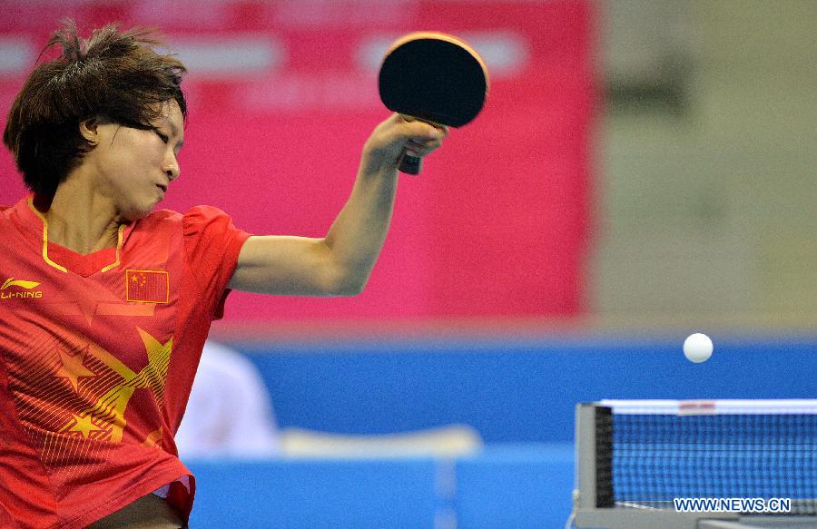 YOG: Mixed intl team semifinal of table tennis