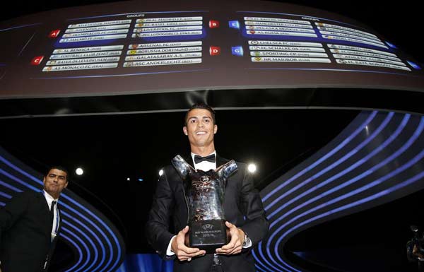 Cristiano Ronaldo wins best player in Europe award