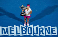 Wozniacki reaches US open final as injured Peng quits