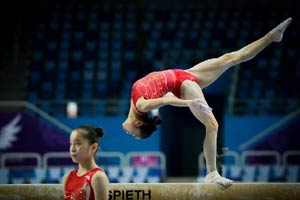 China edges Japan to win men' s team final at gymnastics worlds