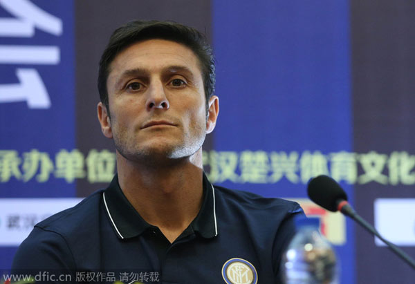 Milan legends in Wuhan for challenge match