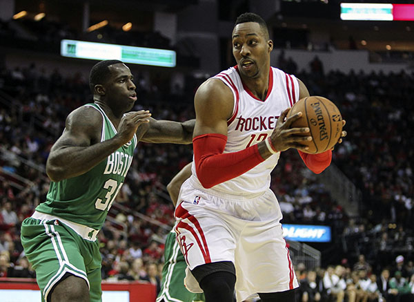 Rockets beat Celtics in home opener