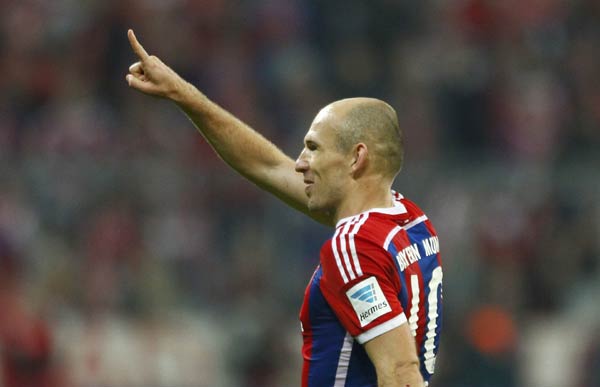 Robben gives Bayern comeback win over Dortmund