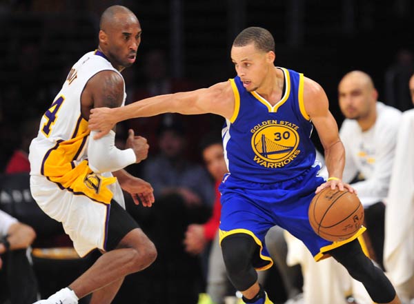 Warriors beat Lakers 136-115 despite Kobe's 