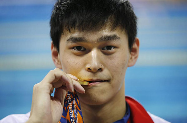 Olympic champ Sun Yang failed doping test in May