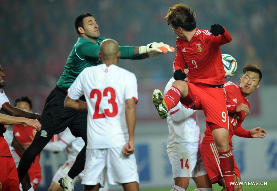 China draws 0-0 with Palestine at CFA Cup