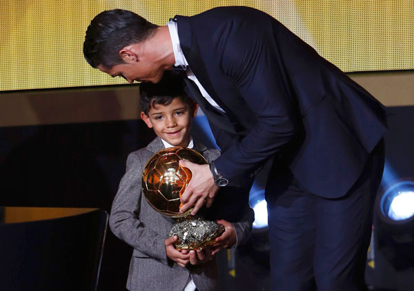 Cristiano Ronaldo crowns third FIFA Ballon d'Or award