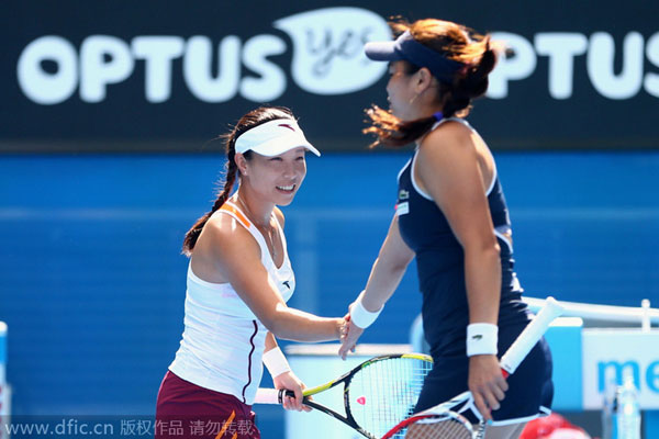 Chinese tennis veteran puts up valiant effort