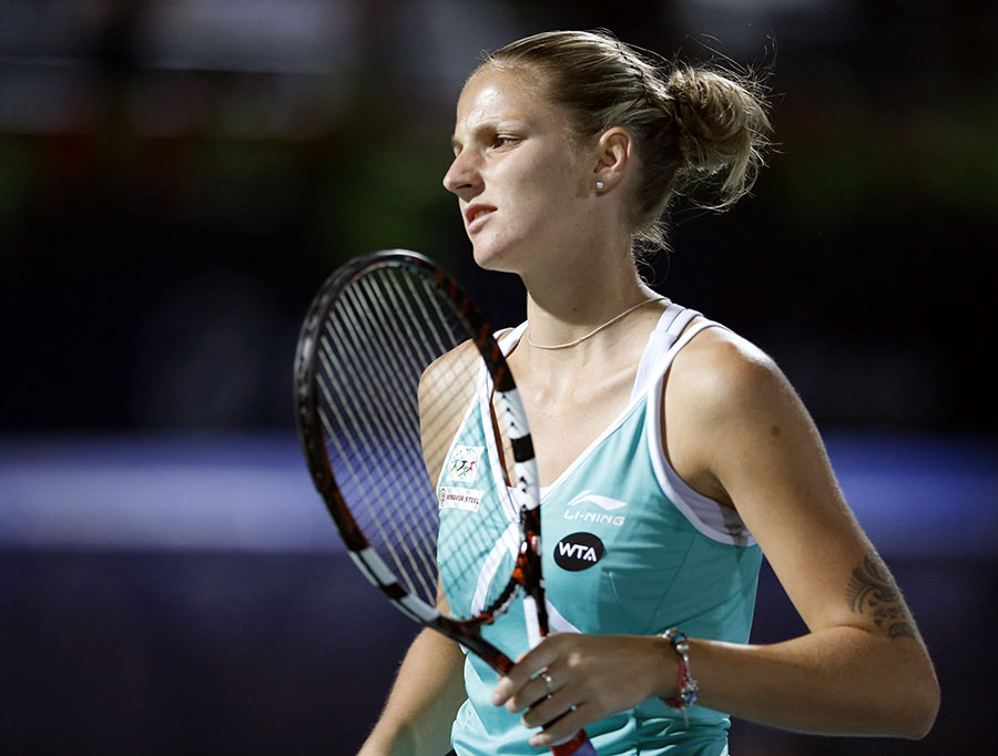 Halep beats Pliskova in Dubai final