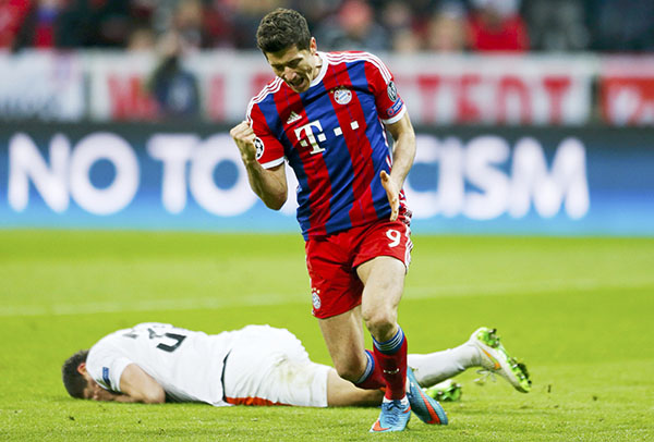 Bayern humiliate 10-man Shakhtar 7-0 to equal record