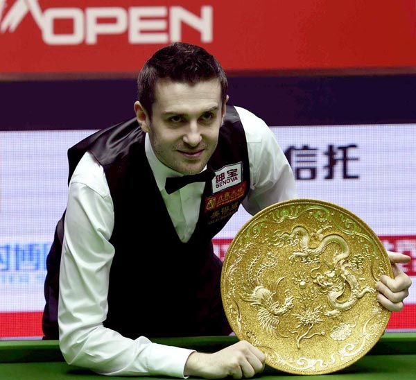 Serby beats Wilson 10-2 to win first snooker China Open title