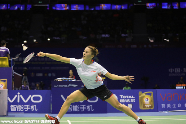 Gronya Somerville, poster girl for badminton