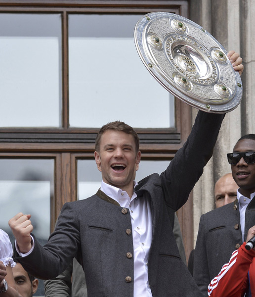 Bayern Munich celebrates 25th Bundesliga title