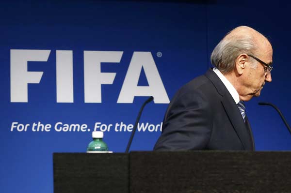 Blatter rocks world soccer by quitting FIFA amid scandal