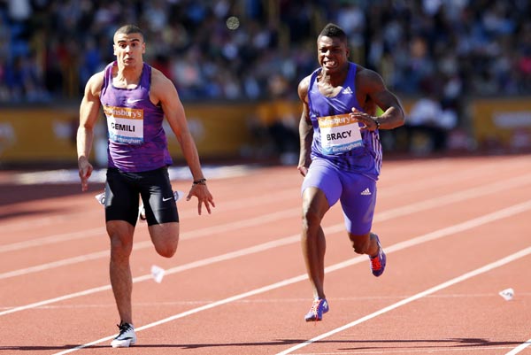 Britain's Gemili becomes 100th man to run under 10 seconds