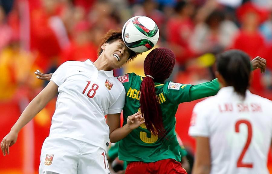 China enters Women's World Cup quarters with 1-0 win over Cameroon