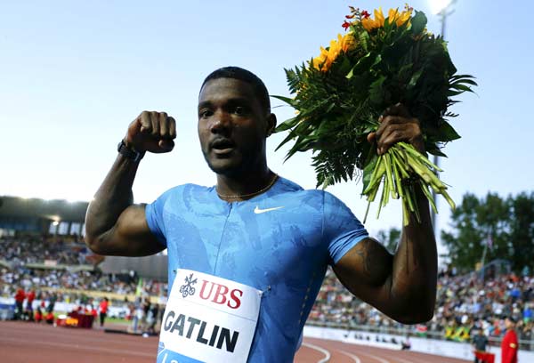 Powell, Gay fail to beat Gatlin in Lausanne