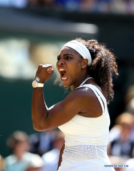 Serena Williams beats Muguruza to win sixth Wimbledon title